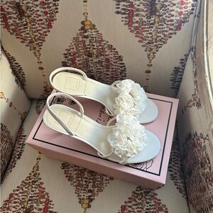 Dolce Vita Cecilia White Floral Slingbacks - Women